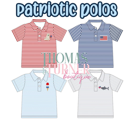 Patriotic Polos- ETA MAY
